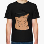 Классическая футболка Мужской пресс