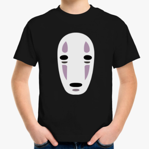 Детская футболка с принтом Spirited Away Kaonashi