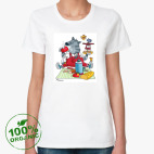 Женская футболка органик