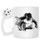 Кружка с футбольным мячиком