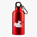 Металлическая бутылка 400 мл UV-DTF