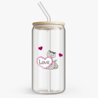 Банка с бамбуковой крышкой