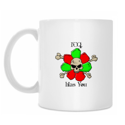Кружка с принтом Icq has you