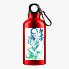 Металлическая бутылка 400 мл UV-DTF