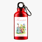 Металлическая бутылка 400 мл UV-DTF