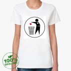 Женская футболка органик