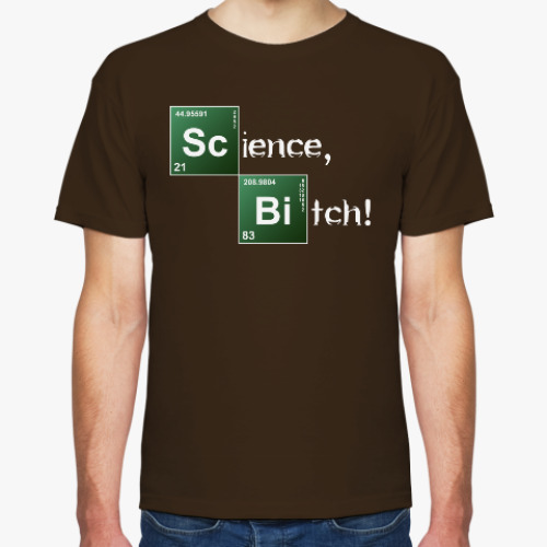 Футболка с принтом Science, Bitch!