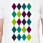 с ромбами. Свитер