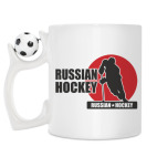 Кружка с футбольным мячиком