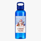 Прозрачная спортивная бутылка