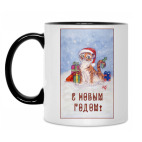 Кружка двухцветная