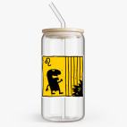 Банка с бамбуковой крышкой