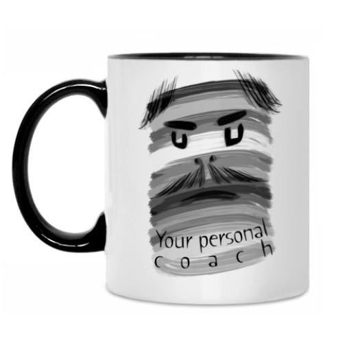 Кружка с принтом 'Тренер '