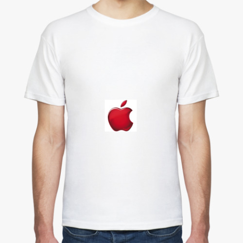 Футболка с принтом Apple