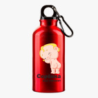 Металлическая бутылка 400 мл UV-DTF