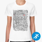 Женская спортивная футболка