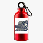 Металлическая бутылка 400 мл UV-DTF