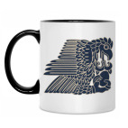 Кружка двухцветная