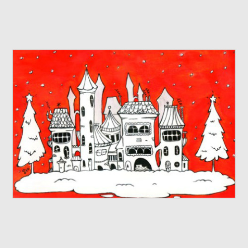 Постер с принтом Рождественское настроение