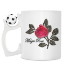 Кружка с футбольным мячиком