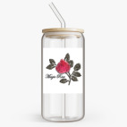 Банка с бамбуковой крышкой