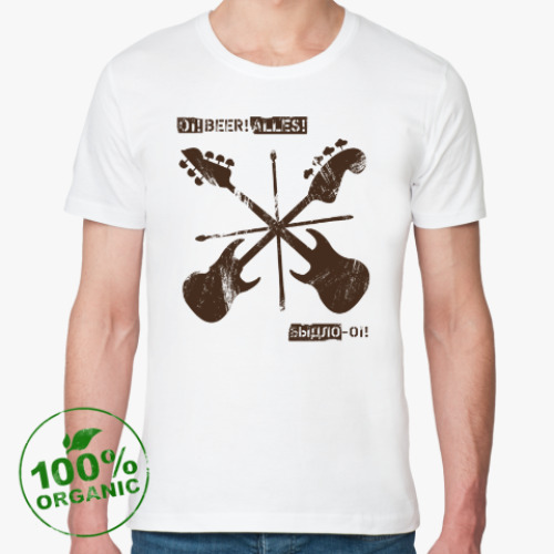 Футболка из органик-хлопка с принтом ОВА