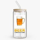 Банка с бамбуковой крышкой