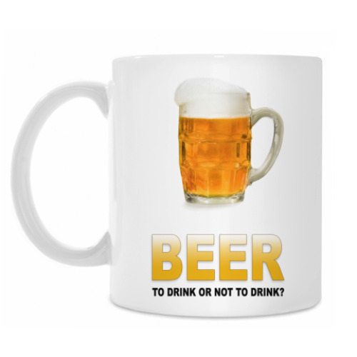 Кружка с принтом Beer