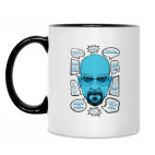 Двухцветная кружка Breaking Bad