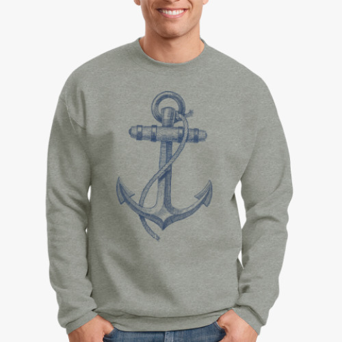 Свитшот с принтом Anchor
