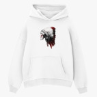 Толстовка худи оверсайз