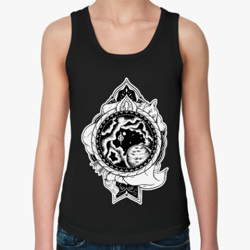 Женская майка с принтом Астральный щит