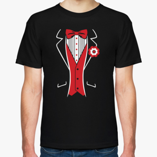 Футболка с принтом Фрак