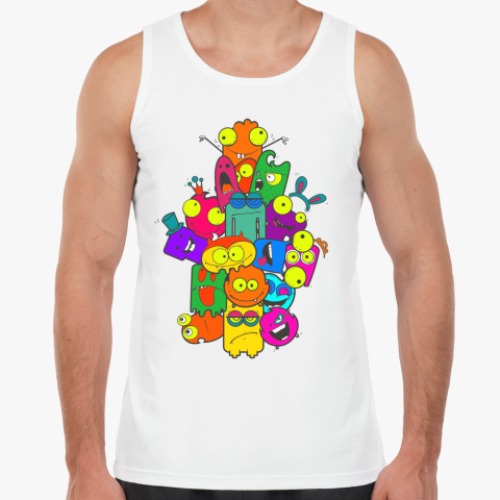 Майка с принтом Mонструсы