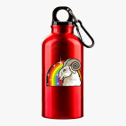 Металлическая бутылка 400 мл UV-DTF