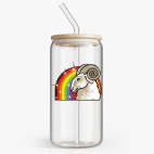 Банка с бамбуковой крышкой