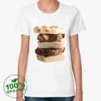 Женская футболка органик