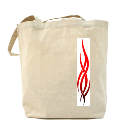 Сумка шоппер с принтом  Flame