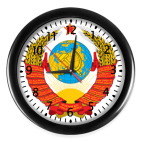 Настенные часы (с цифрами) Герб СССР