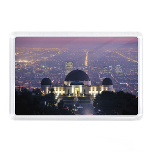 Магнит с принтом Los Angeles, usa