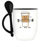 Кружка с ложкой