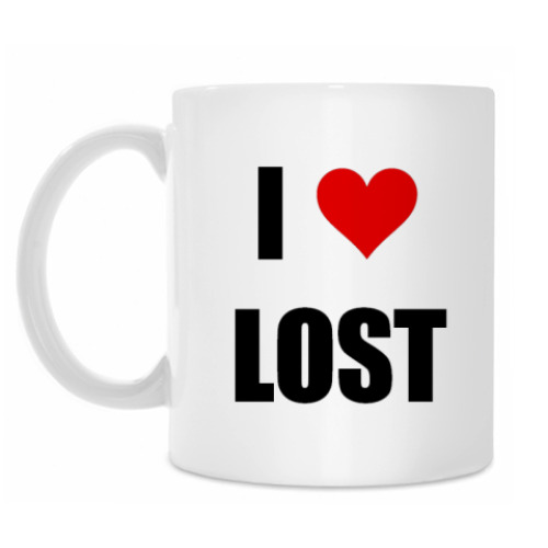 Кружка с принтом Love lost