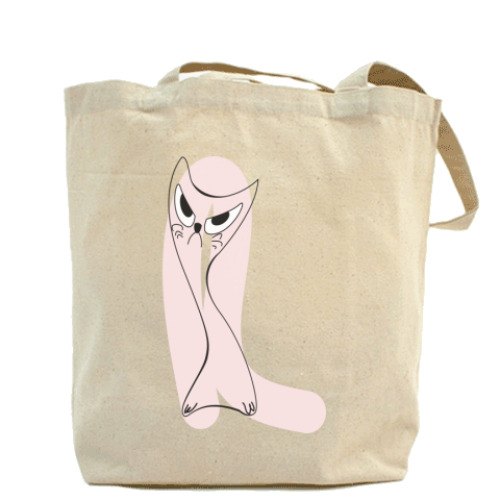 Сумка шоппер с принтом Чумачечие котэ / Crazy cats