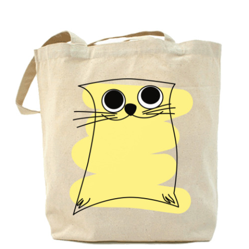 Сумка шоппер с принтом Чумачечие котэ / Crazy cats