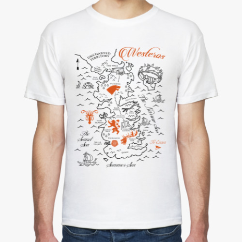 Футболка с принтом Вестерос