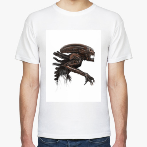 Футболка с принтом Alien Чужой