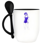 Кружка с ложкой