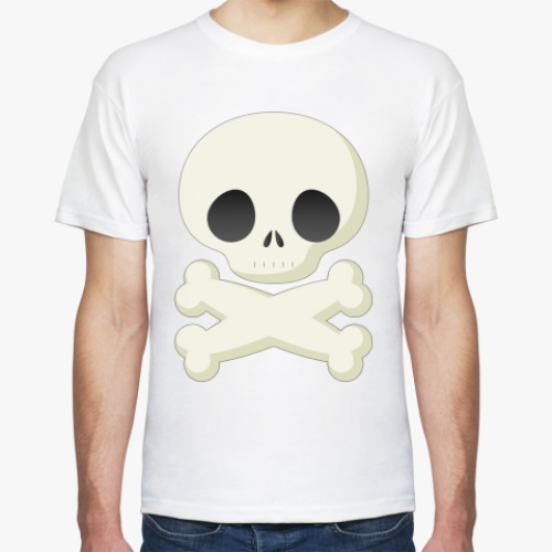 Футболка с принтом Cute Skull