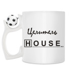 Кружка с футбольным мячиком