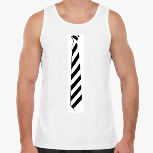 Майка с принтом Галстук